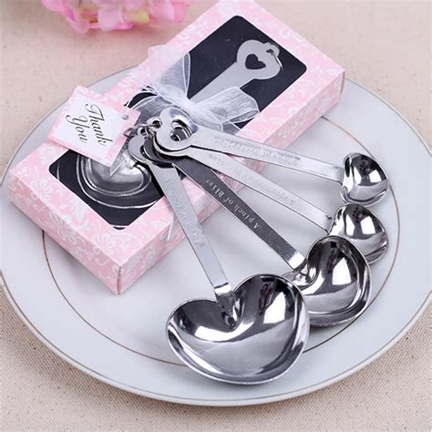 Stainless Steel Measuring Spoons in a Fancy Favor 